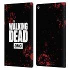 OFFICIAL AMC THE WALKING DEAD LOGO LEATHER BOOK WALLET CASE FOR AMAZON FIRE