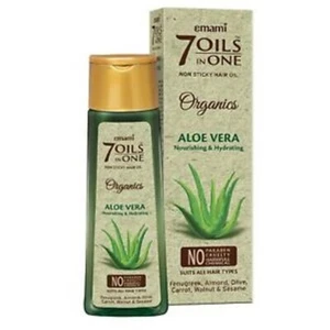 Emami 7 Oils In One Organics Aloe Vera Hair Oil | Nourishing & Hydrating-200ml - Picture 1 of 4