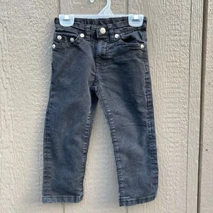true religion Toddler black jeans pants boys size 4T - Picture 1 of 2
