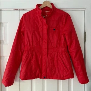 Tulle Anthropologie Red Lightweight Quilted Jacket Size Small New Condition - Picture 1 of 6