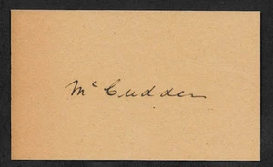 James McCudden Erster Weltkrieg Air Ace Autogramm Nachdruck auf Original Erster Weltkrieg Periode 3x5 Karte - Bild 1 von 1