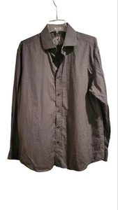 Bugatchi Uomo Shirt Men's XL Shaped Fit Colorful Plaid Flip Cuff Rained - Picture 1 of 8