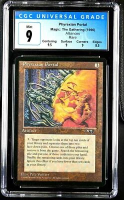 PHYREXIAN PORTAL Alliances CGC 9 (not PSA or BGS) Magic MTG Rare Mint 1996 - Image 1 of 2