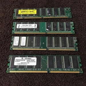 Lot 4 - SD, BRAVO, PNY, Infineon, 128, 2 - 512 MB & 1 GB DIMM DDR2 Memory - Picture 1 of 6