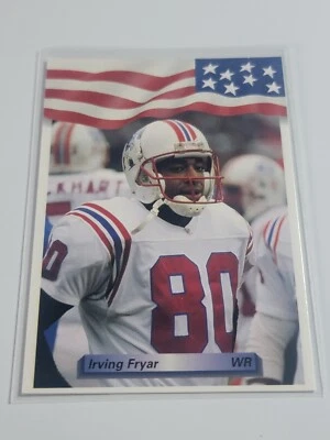 IRVING FRYAR 1992 AW Sports #175.   PATS - Image 1 of 2