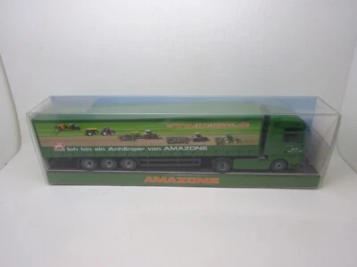 WIKING: Man Tgx Trattore Case " Amazone " Modello Pubblicitario, Raro (SSK29) - Immagine 1 di 2