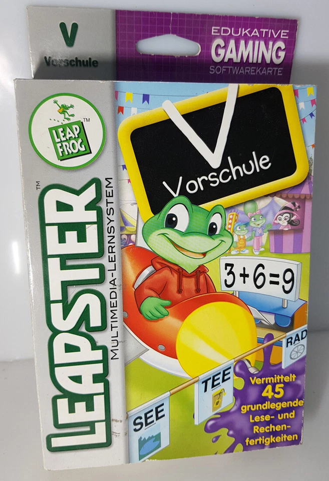 LEAPSTER Leapfrog Doppelpack 2 Spiele Vorschule Lese- und Rechenfertigkeiten NEU - Bild 1 von 1