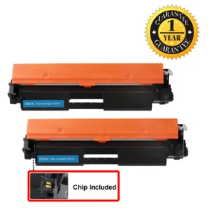 2PK Compatible Toner for HP CF217A LaserJet M102 M130fn M130fw M130nw With Chip - Picture 1 of 6