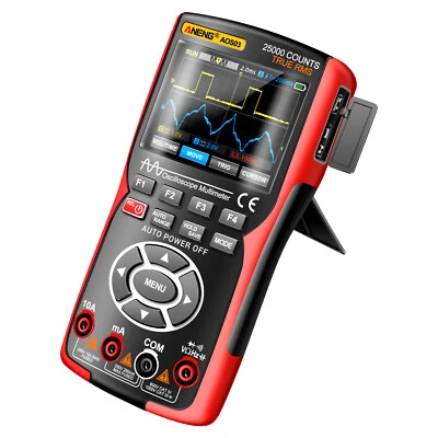 3-in-1 Handheld Oscilloscope Multimeter Signal Generator Dual Channel 50MHz G6A5 - Image 1 of 4