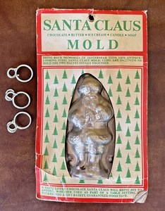 Vintage Metal Santa Claus Mold for Chocolate Soap Butter Candy Midwest Importers - Picture 1 of 6
