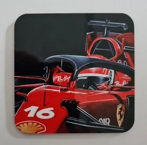 F1 Charles leclerc, Coffee drink coaster , Art - Picture 1 of 1