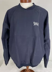 Mens Samuel Adams Windbreaker Jacket Large Blue Pullover Golf Beer New W/Tags - Picture 1 of 13
