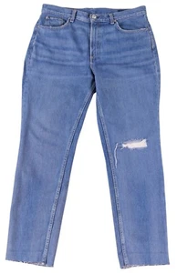 Pantalones de mezclilla azules ajustados al tobillo Rag & Bone Pamela 32 - Hechos en EE. UU. - Imagen 1 de 10