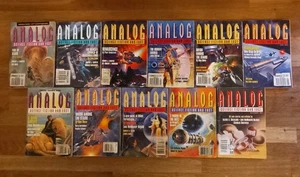 MAGAZINES - Bundle X11 Vintage Analog Science-Fiction Magazines 1995 Lot #8 - Foto 1 di 3