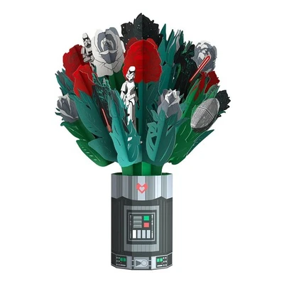 Everyday Pop-Up Star Wars Paper Flower Bouquet for Her and Him - Darth Vader ... - Image 1 of 4