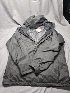Columbia Thermal Coil 3-in-1 Parka Mens XL Waterproof Shell Removable Hood Liner - Picture 1 of 12