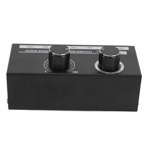 Audio Signal Selector With Volume Adjustment 6 Input 1 Output Audio Source S AP9 - Picture 1 of 24