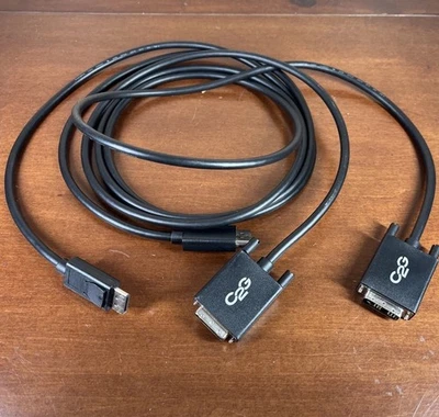 C2G DisplayPort Male to DVI-D Male Adapter 6'  Qty 2 - Image 1 of 3