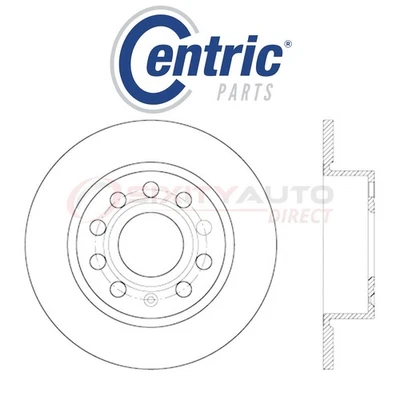 Centric C-TEK Disc Brake Rotor for 2006-2017 Seat Leon 1.4L 1.6L 1.8L 2.0L dq - Image 1 of 4