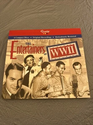 The Entertainers Of WWII (2004) 4 CD Boxed Set Original Recordings 48 Tracks EX - Image 1 of 4