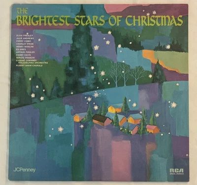 The Brightest Stars Of Christmas, JCPenney RCA Special  Vinyl  DPL1-0086  1974 - Image 1 of 4