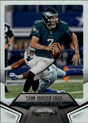 2016 Certified Mirror Silver #19 Sam Bradford /499 - FB - Image 1 of 2