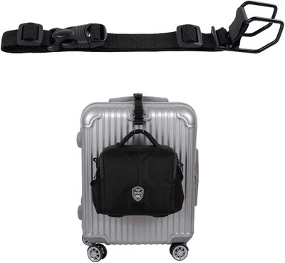 DO NOT APPLY J Hook Luggage Strap Add a Bag Hook Hanger Strap, Adjustable attaches Briefcase