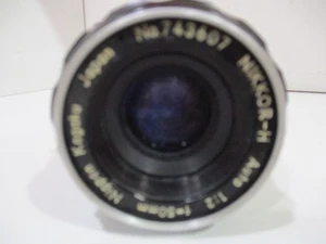 Nippon Kogaku NIKKOR Auto KAMERA OBJEKTIV f=50mm 1:2 aus Japan - Top Zustand - Bild 1 von 6