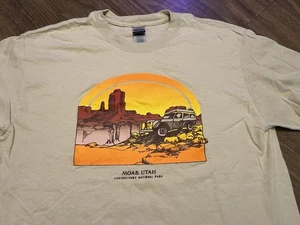 Camiseta Canyonlands National Park Moab Utah mediana blanca beige - Imagen 1 de 9