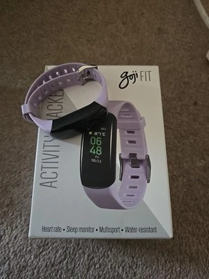 Goji Fit HR Fitness Tracker Smart Watch Waterproof Activity Lilac - Image 1 of 4