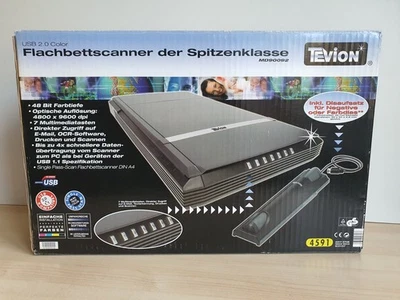 Tevion/Medion MD 90092 Flachbettscanner mit Durchlichteinheit. Top-Zustand! - Bild 1 von 4