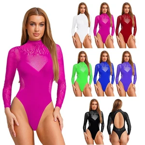 Womens Underwear Open Bodysuit Clubwear Jumpsuit Costume Nightwear One Piece - Picture 1 of 93