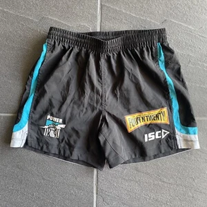 AFL Port Adelaide Power Training Shorts Youth Size 10 Football ISC - Picture 1 of 10