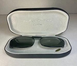 Polar Optics polarisierte ansteckbare erweiterbare Sonnenbrille mit Muschelschale Hartschale - Bild 1 von 12