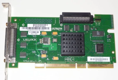 LSI Logic LSI21320-IS Ultra320 SCSI Single Channel Adapter Controller PCI X Card - Image 1 of 3