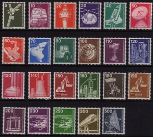 W Germany 1975-82 Industry & Technology SG 1739-1755 MNH (Cat £55) - Picture 1 of 1