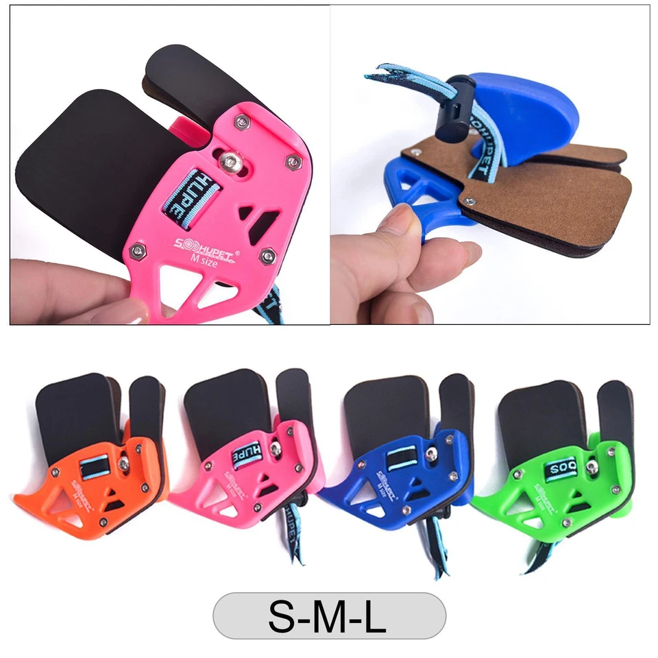 Archery Arrow Recurve Bow Finger Tab Right Hand Finger Protector Guard Gear - Image 1 of 1