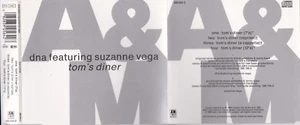 DNA feat. Suzanne Vega - Tom's Diner (4 Track Maxi CD) - Bild 1 von 1