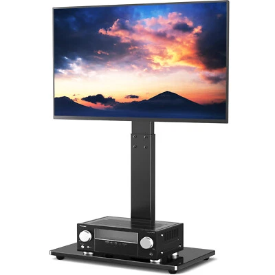 Floor TV Stand Base with Swivel Mount for 32-65 inch LCD LED OLED TVs - Image 1 of 4