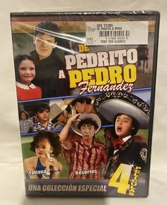 De Pedrito a Pedro Fernandez 4 Peliculas (DVD) Tatiana , Resortes, Maria Rebeca - Picture 1 of 2