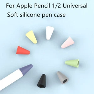8PCS Silicone Touch Pen Nib Case Tip Cover For Apple Pencil 1st / 2nd Generation - Picture 1 of 21
