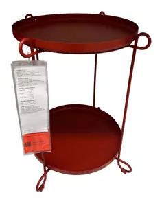 Brand New IKEA LIVELYCKE Red Tray Table Side Table 50 cm (19 5/8 ") 705.640.10 - Picture 1 of 4