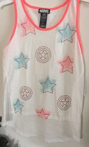 Marvel, Captain America 75th Anniversary Mädchen ärmelloses Tank Top Gr. L (14) - Bild 1 von 7
