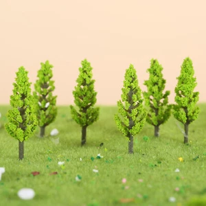50pcs Model Trees Cedar Train Scenery Diorama Railway Sand Table Garden Building - Picture 1 of 8