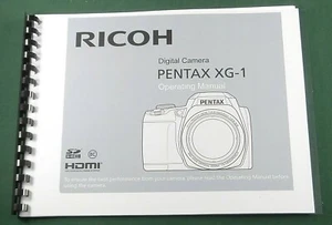 Ricoh Pentax XG-1 Operating Manual: 109 Pages & Protective Covers! - Picture 1 of 1