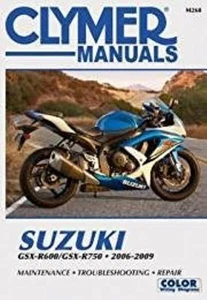 CLYMER SUZUKI GSX-R600/R750 2006-2009 WORKSHOP MANUAL ENGINE REPAIR GSXR600 750 - Picture 1 of 1