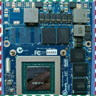 GTX 970M Graphics Video Card N16E-GT-A1 GDDR5 6GB For DELL ALIENWARE Clevo MSI - Image 1 of 3