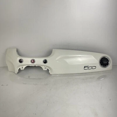 2012 2013 2014 - 2016 500 FIAT приборной панели отделки панели ободок с вентиляционным отверстием пассажира белый OEM - Изображение 1 из 4