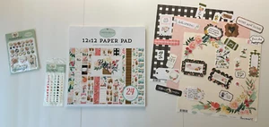Kit de álbum de recortes de almohadilla de papel Carta Bella Flower 12 x 12 - Imagen 1 de 5