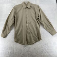 John Henry Athletic Fit Men 15.5-32/33 Long Sleeve Shirt Button Up Wrinkle Free